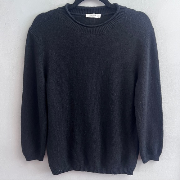 The Row Sweaters - The Row Cashmere and Cotton Blend Sweater, Size XL (fits like a medium)